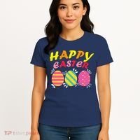 Happy Easter Eggs Women's T-Shirt thumb 4