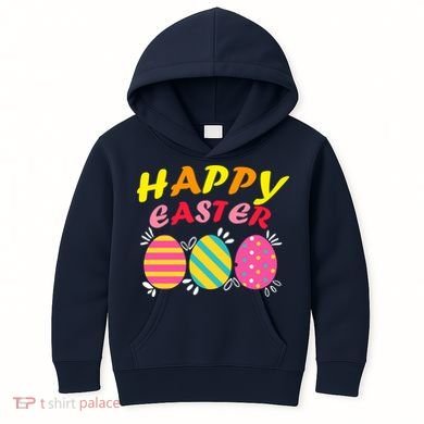 Happy Easter Eggs Kids Hoodie