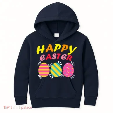 Happy Easter Eggs Kids Hoodie