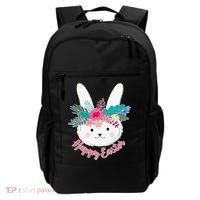 Happy Easter Flower Bunny Backpack thumb 0