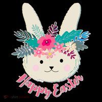 Happy Easter Flower Bunny Coffee Mug thumb 5
