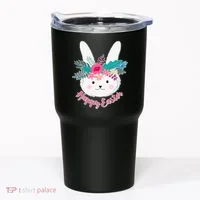 Happy Easter Flower Bunny Tumbler thumb 0