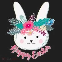 Happy Easter Flower Bunny Tumbler thumb 3