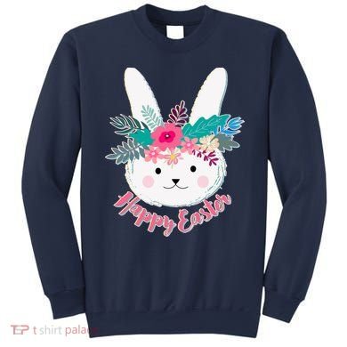 Happy Easter Flower Bunny Sweatshirt