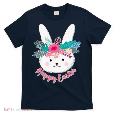 Happy Easter Flower Bunny T-Shirt