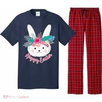 Happy Easter Flower Bunny Pajama Set thumb 0