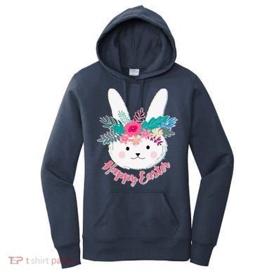 Happy Easter Flower Bunny Women's Hoodie