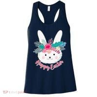 Happy Easter Flower Bunny Women's Tank Top thumb 0