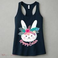 Happy Easter Flower Bunny Women's Tank Top thumb 3