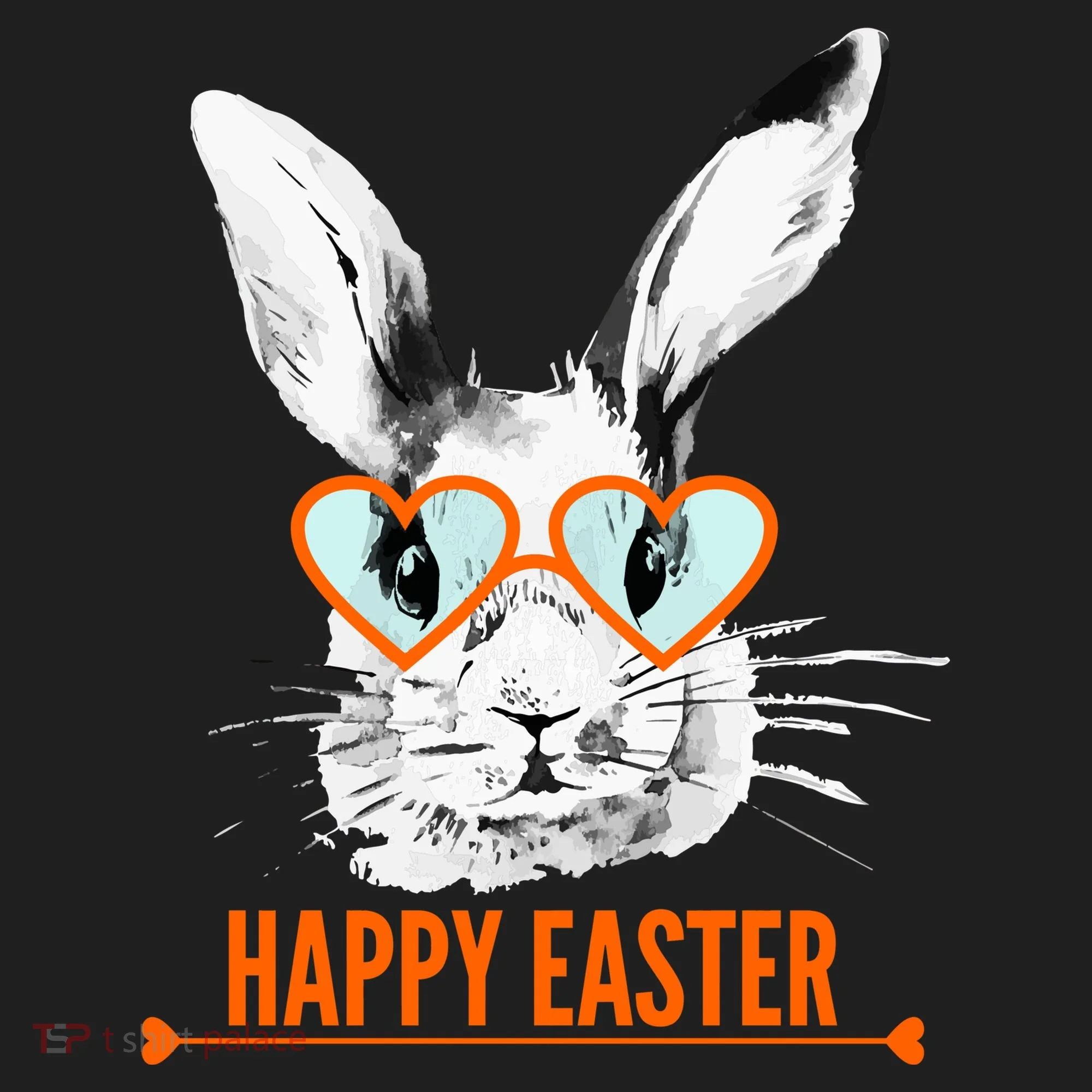 Happy Easter Hipster Bunny Rabbit Women's Sweatshirt