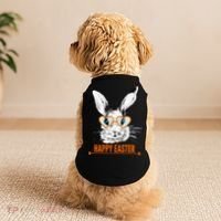 Happy Easter Hipster Bunny Rabbit Doggie Tank thumb 2