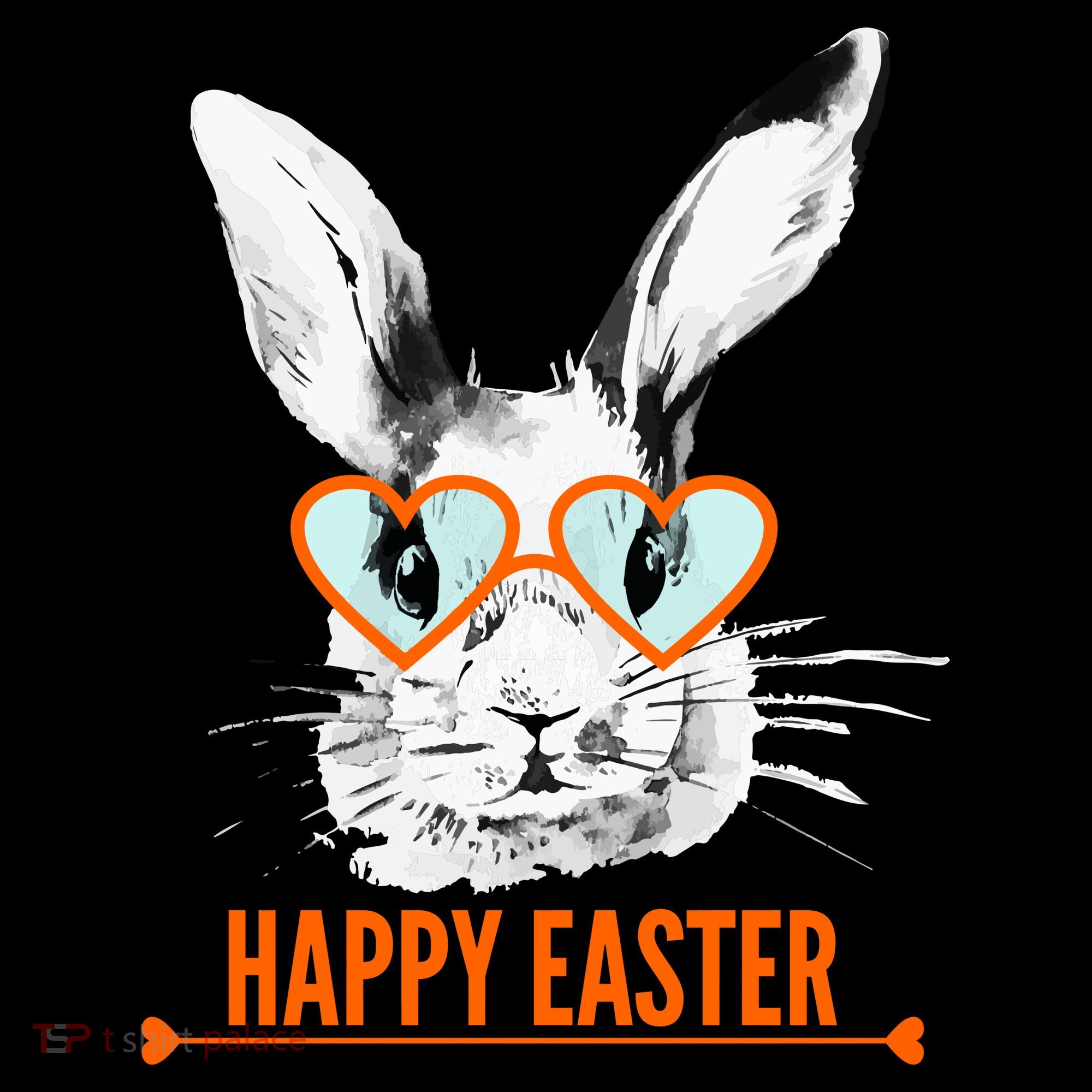 Happy Easter Hipster Bunny Rabbit Hoodie