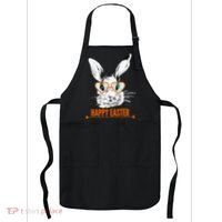 Happy Easter Hipster Bunny Rabbit Apron thumb 0
