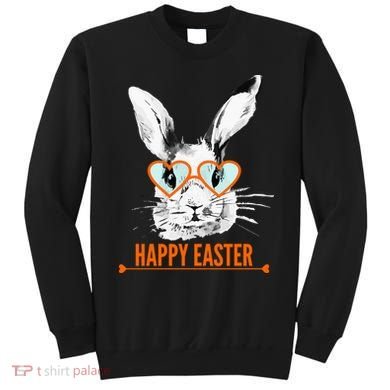 Happy Easter Hipster Bunny Rabbit Sweatshirt