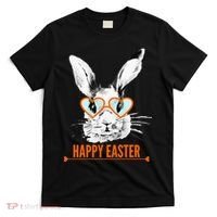 Happy Easter Hipster Bunny Rabbit T-Shirt thumb 0