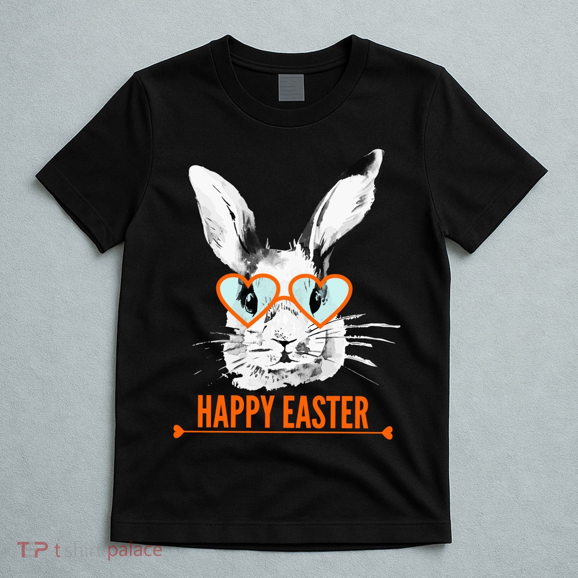 Happy Easter Hipster Bunny Rabbit T-Shirt