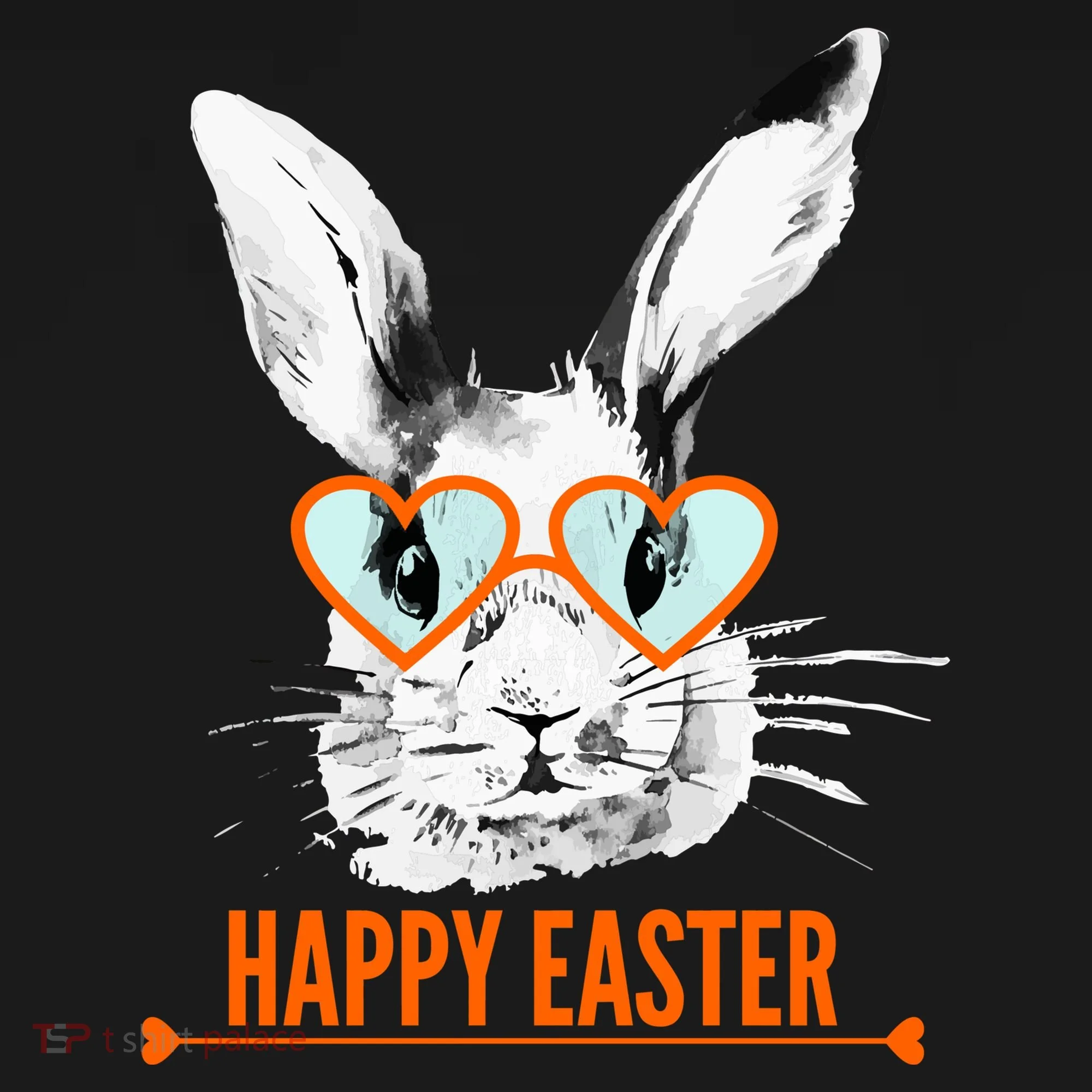 Happy Easter Hipster Bunny Rabbit Backpack