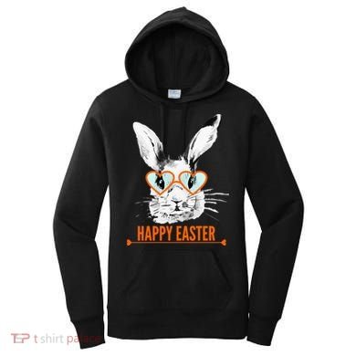 Happy Easter Hipster Bunny Rabbit Women's Hoodie