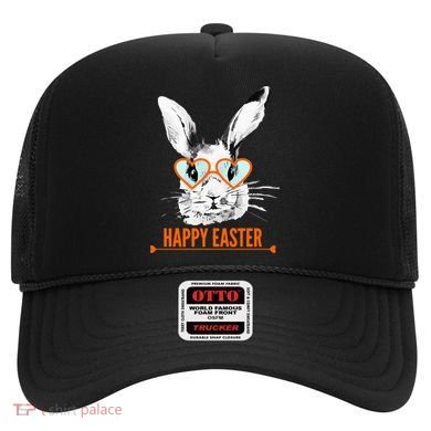 Happy Easter Hipster Bunny Rabbit Hat