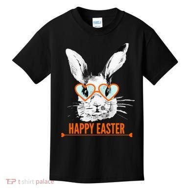 Happy Easter Hipster Bunny Rabbit Kids T-Shirt