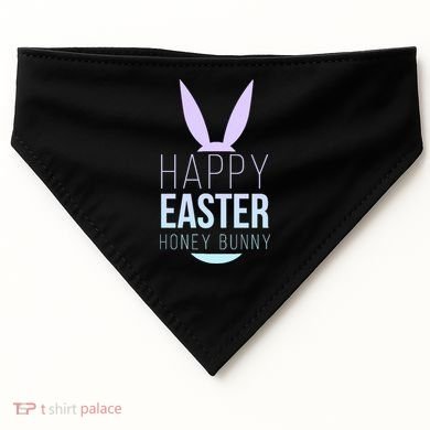 Happy Easter Honey Bunny USA-Made Doggie Bandana