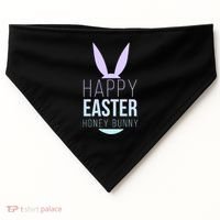 Happy Easter Honey Bunny USA-Made Doggie Bandana thumb 0