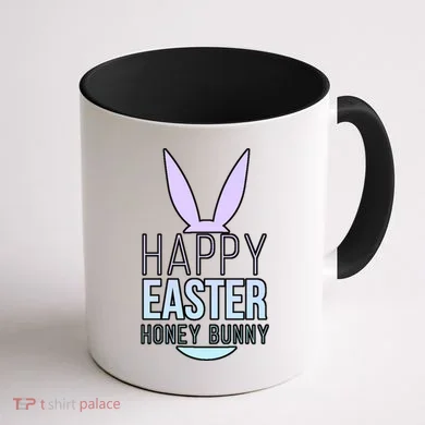 Happy Easter Honey Bunny Coffee Mug back
