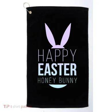 Happy Easter Honey Bunny Golf Towel