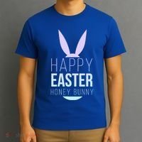 Happy Easter Honey Bunny T-Shirt thumb 3