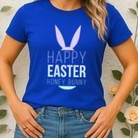 Happy Easter Honey Bunny Women's T-Shirt thumb 2