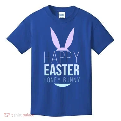 Happy Easter Honey Bunny Kids T-Shirt