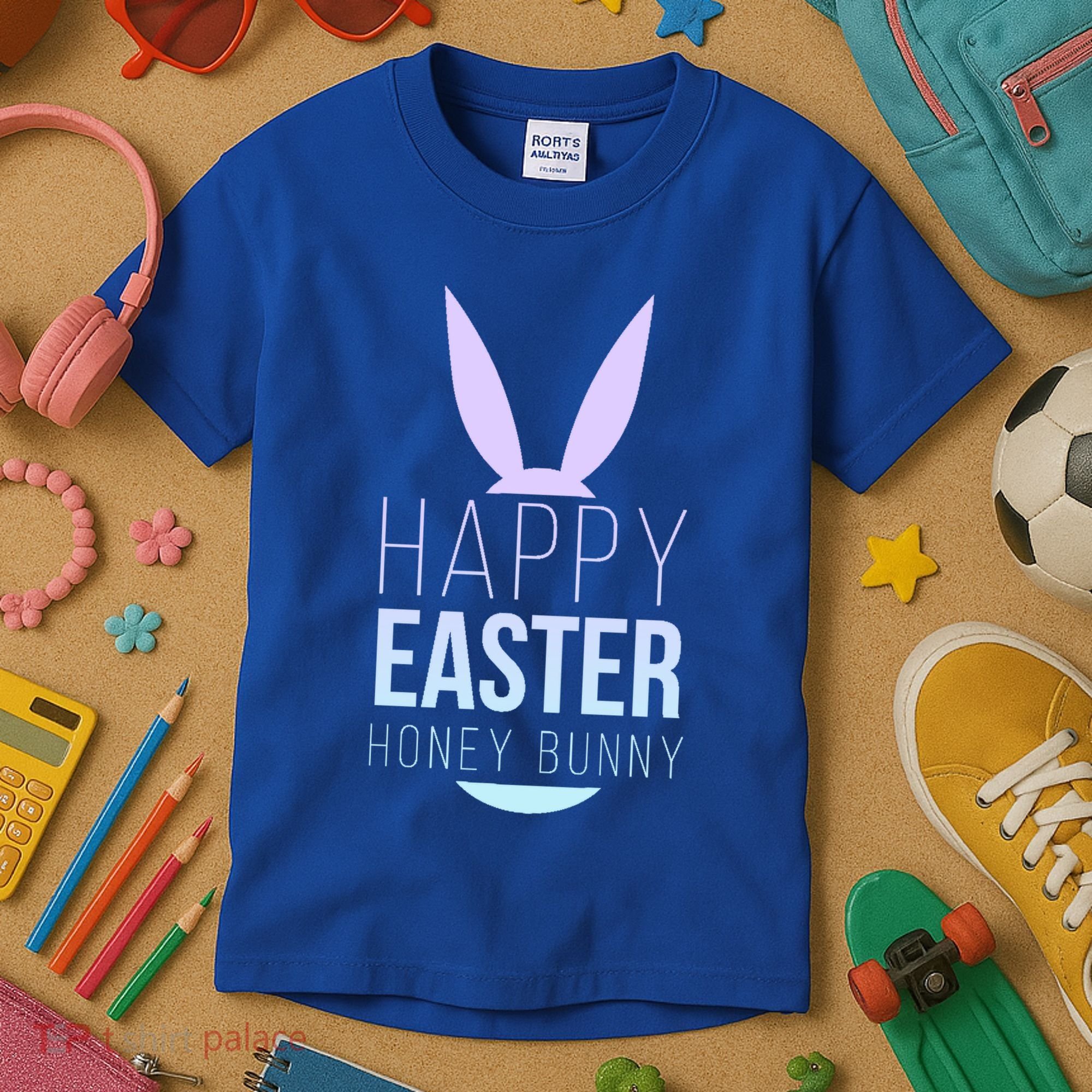 Happy Easter Honey Bunny Kids T-Shirt