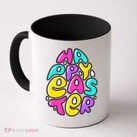Happy Easter Pastel Egg Coffee Mug thumb 0
