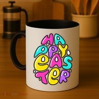 Happy Easter Pastel Egg Coffee Mug thumb 4