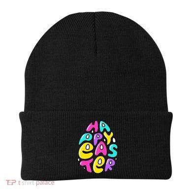 Happy Easter Pastel Egg Beanie