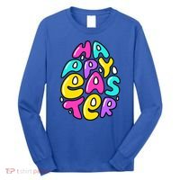 Happy Easter Pastel Egg Long Sleeve Shirt thumb 0