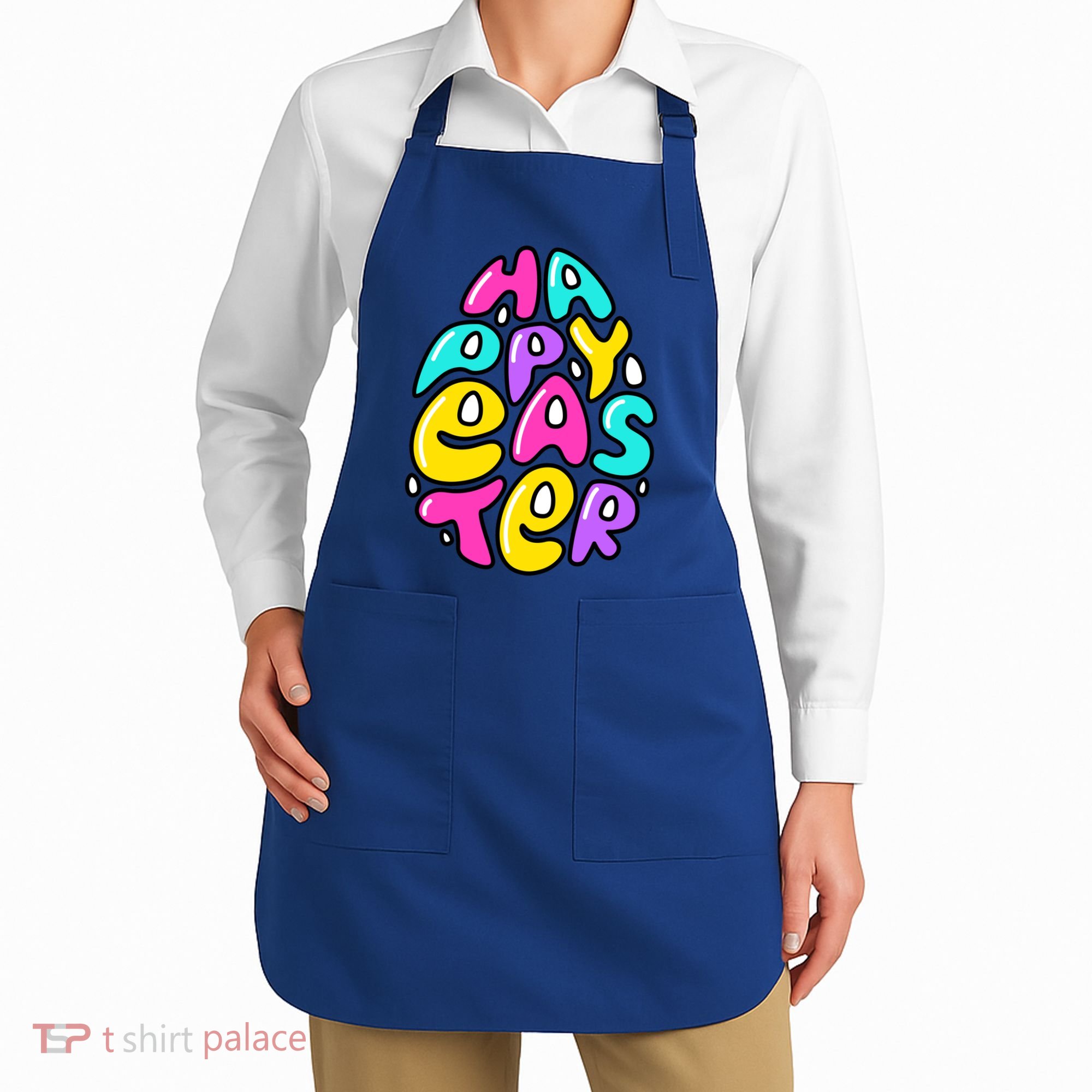 Happy Easter Pastel Egg Apron
