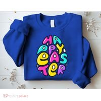 Happy Easter Pastel Egg Sweatshirt thumb 2