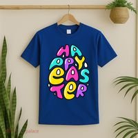 Happy Easter Pastel Egg T-Shirt thumb 2