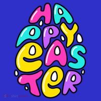 Happy Easter Pastel Egg Button thumb 1