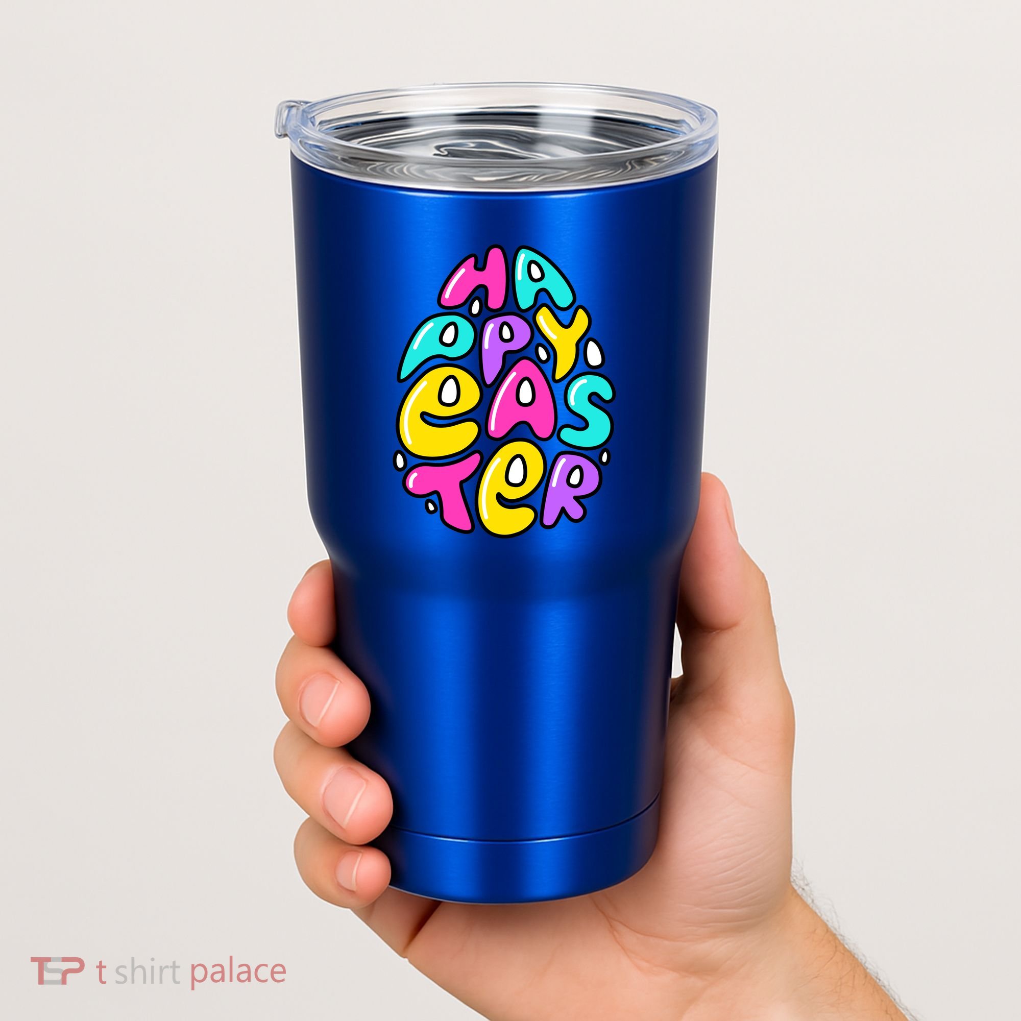 Happy Easter Pastel Egg Tumbler