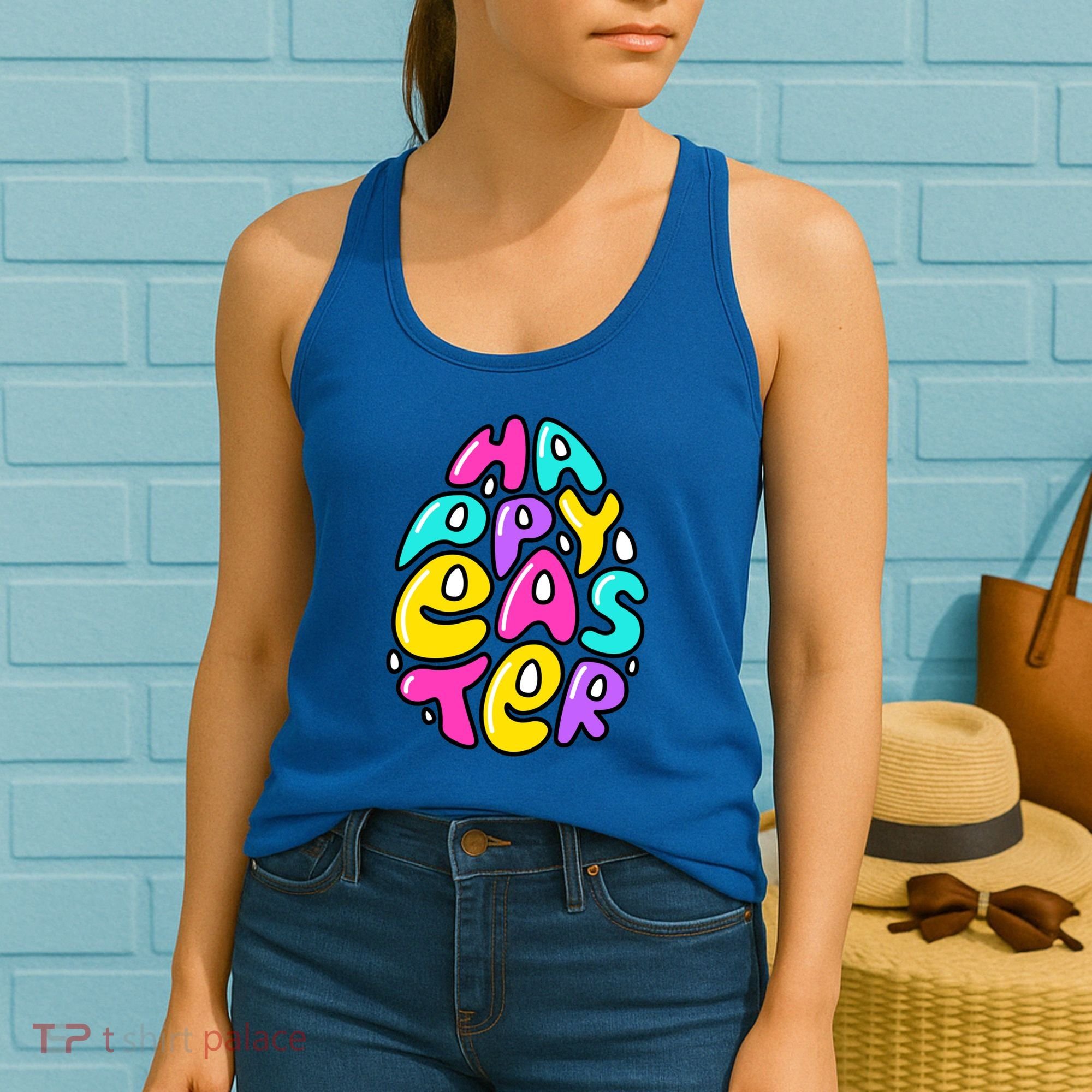 Happy Easter Pastel Egg Women's Tank Top