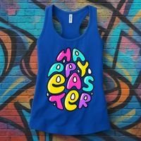 Happy Easter Pastel Egg Women's Tank Top thumb 3
