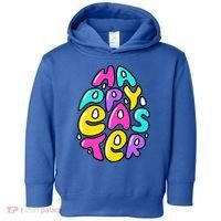 Happy Easter Pastel Egg Toddler Hoodie thumb 0
