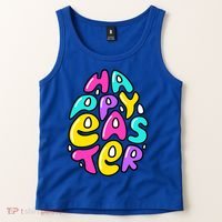 Happy Easter Pastel Egg Tank Top thumb 2