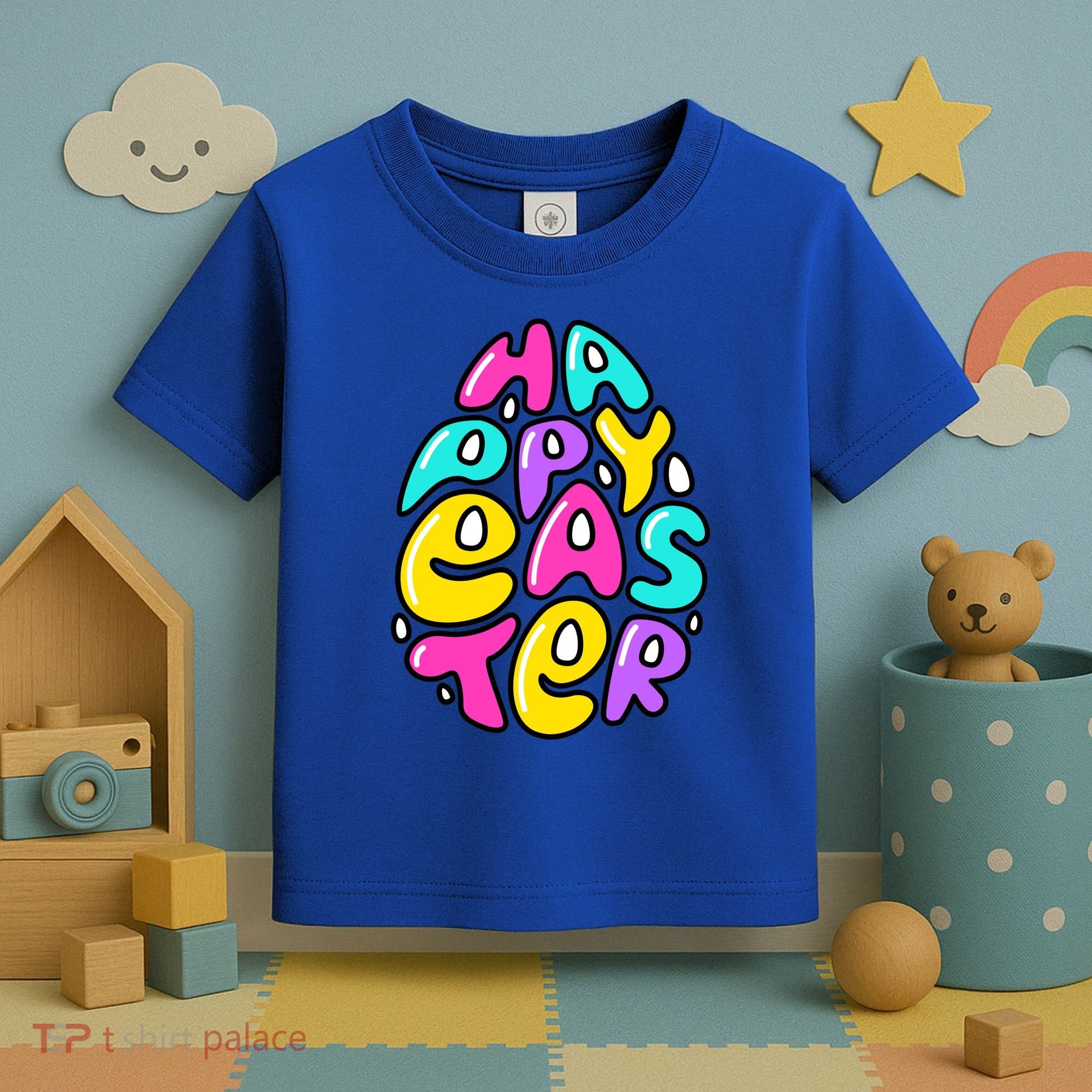 Happy Easter Pastel Egg Toddler T-Shirt