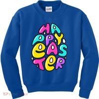 Happy Easter Pastel Egg Kids Sweatshirt thumb 0