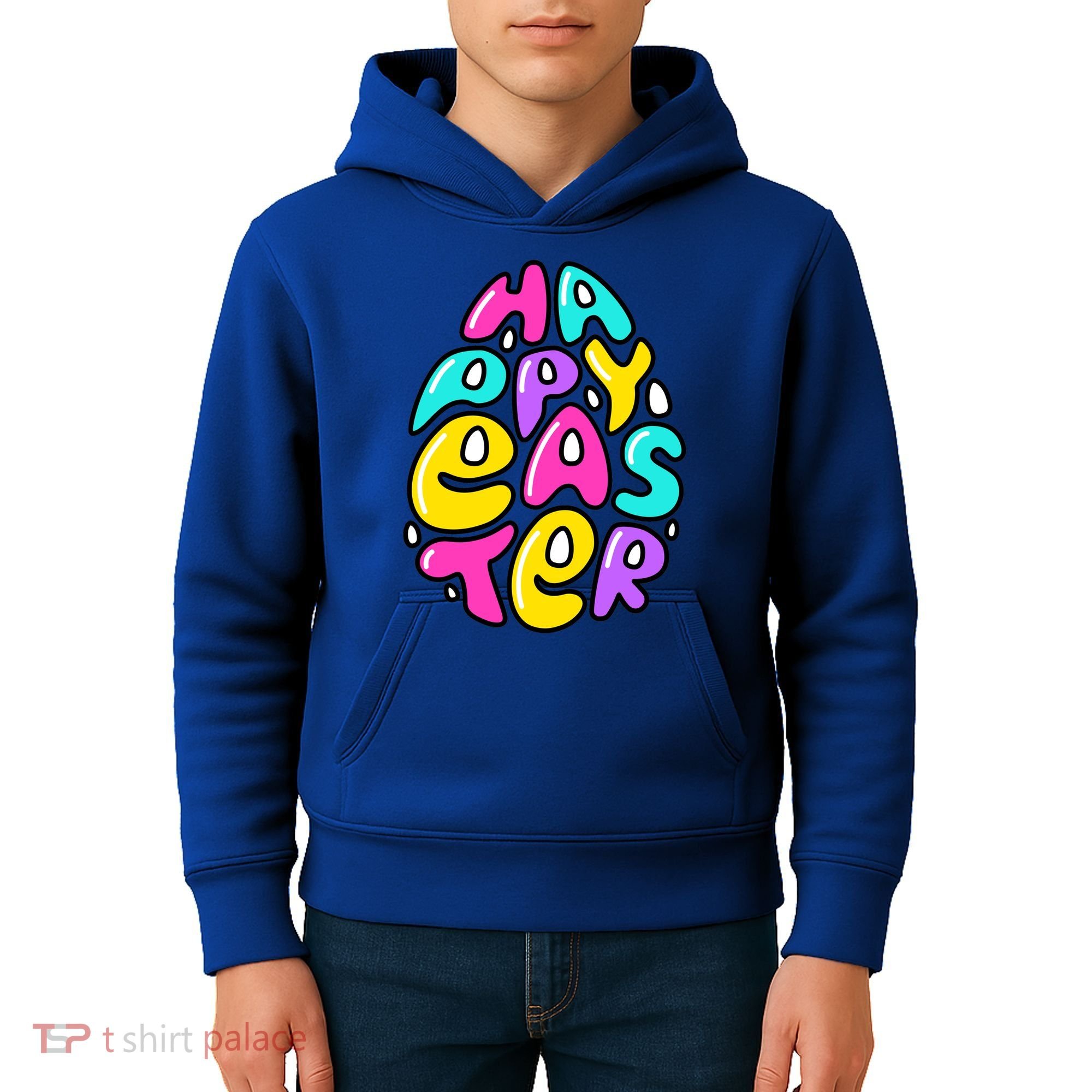 Happy Easter Pastel Egg Kids Hoodie