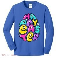 Happy Easter Pastel Egg Kids Long Sleeve Shirt thumb 0
