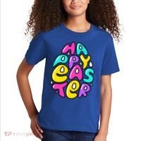Happy Easter Pastel Egg Kids T-Shirt thumb 2